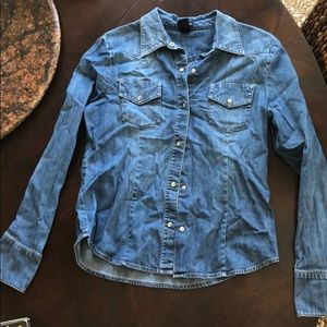 GAP Denim Button-Down Top/Jacket
